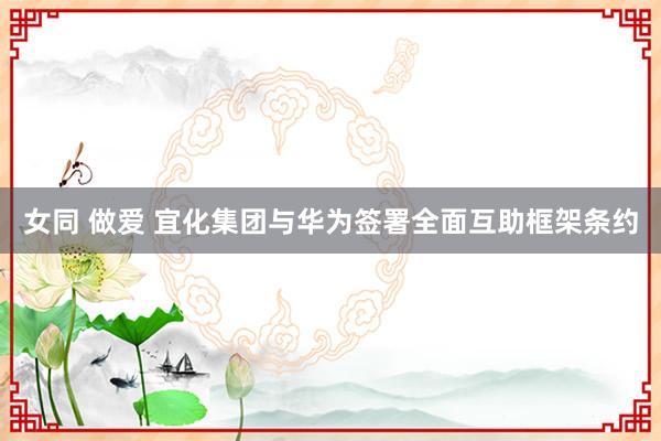 女同 做爱 宜化集团与华为签署全面互助框架条约