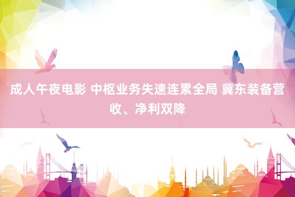 成人午夜电影 中枢业务失速连累全局 冀东装备营收、净利双降