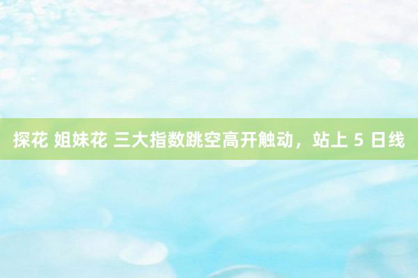 探花 姐妹花 三大指数跳空高开触动，站上 5 日线