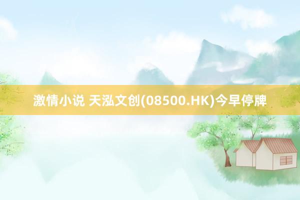 激情小说 天泓文创(08500.HK)今早停牌