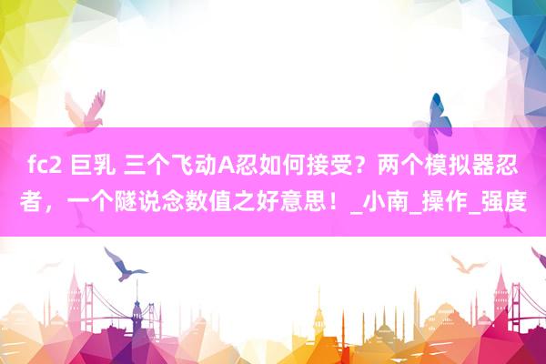 fc2 巨乳 三个飞动A忍如何接受？两个模拟器忍者，一个隧说念数值之好意思！_小南_操作_强度