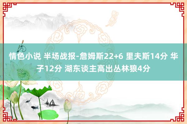 情色小说 半场战报-詹姆斯22+6 里夫斯14分 华子12分 湖东谈主高出丛林狼4分
